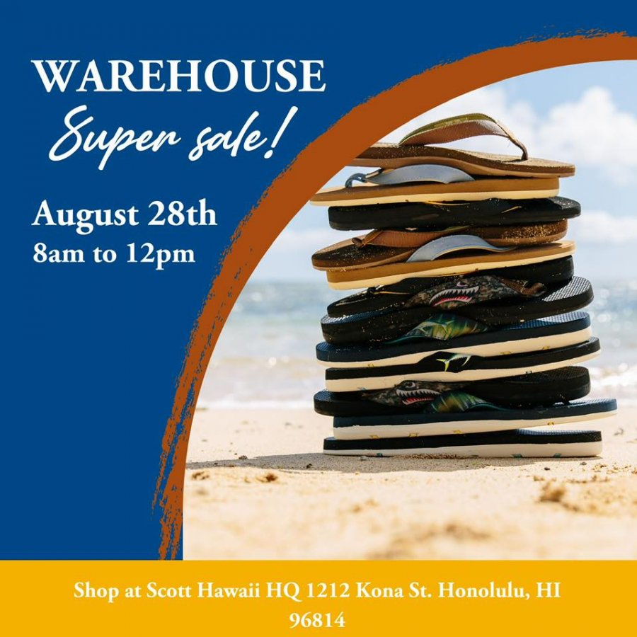 Scott Hawaii Annual Warehouse Sale