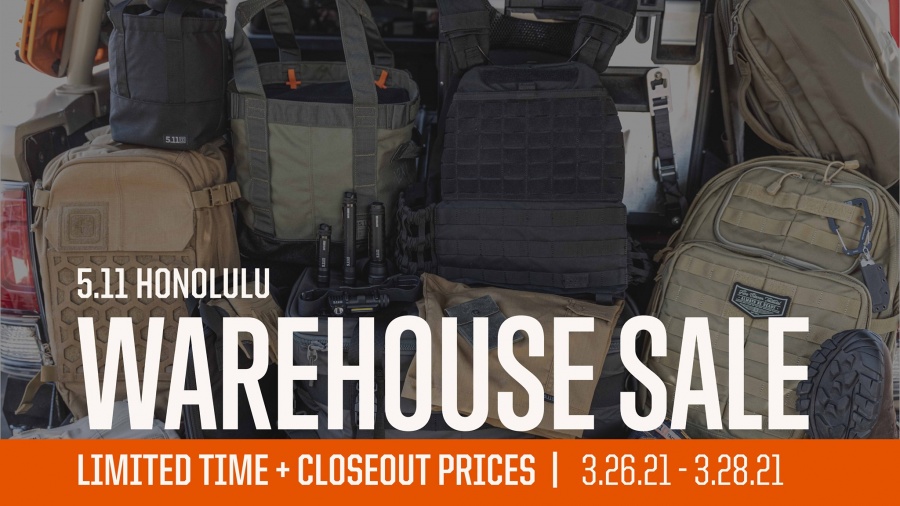 5.11 Tactical Warehouse Sale - Honolulu
