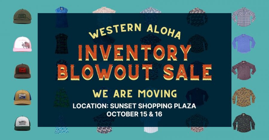 Western Aloha Inventory Blowout Sale